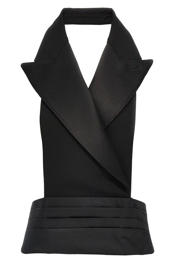  Dolce & Gabbana Double-breasted Bare Back Vest 