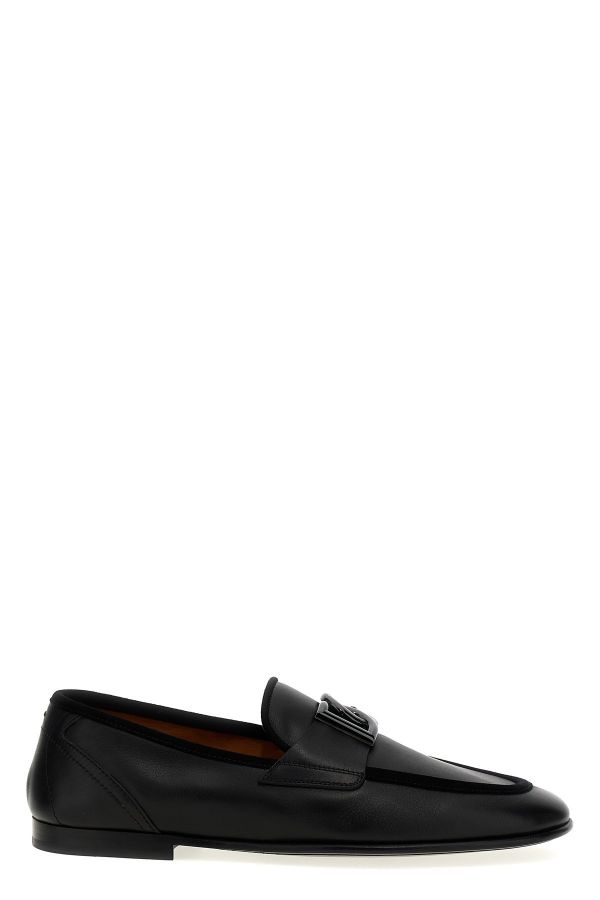  Dolce & Gabbana Logo Loafers 