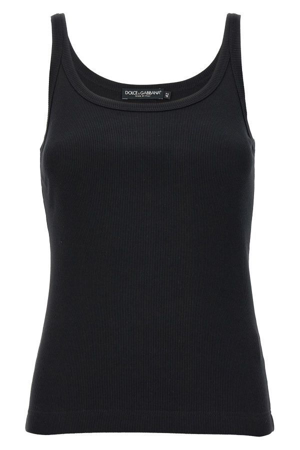 Dolce & Gabbana Ribbed Tank Top 