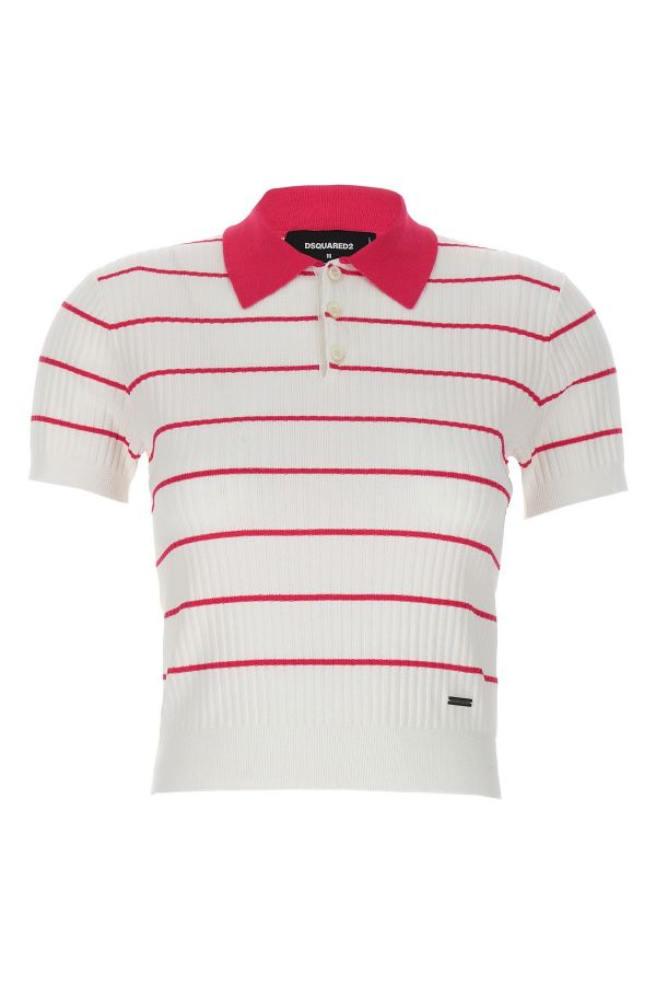  Dsquared2 'striped' Polo Shirt 