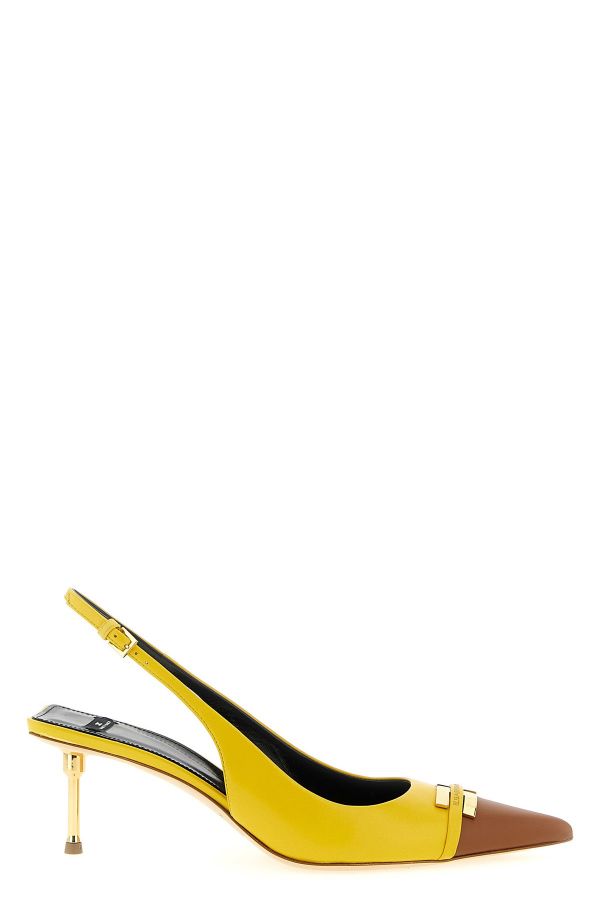  Elisabetta Franchi Leather Slingback 