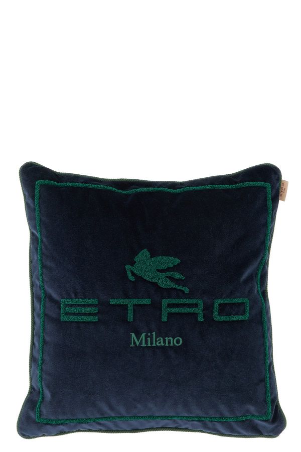  Etro Home Logo Cushion 