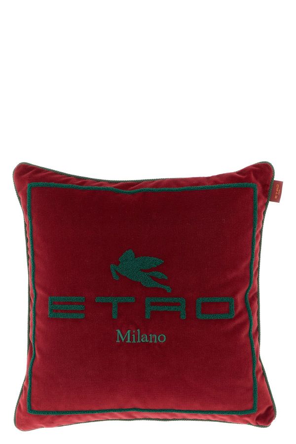  Etro Home Logo Cushion 