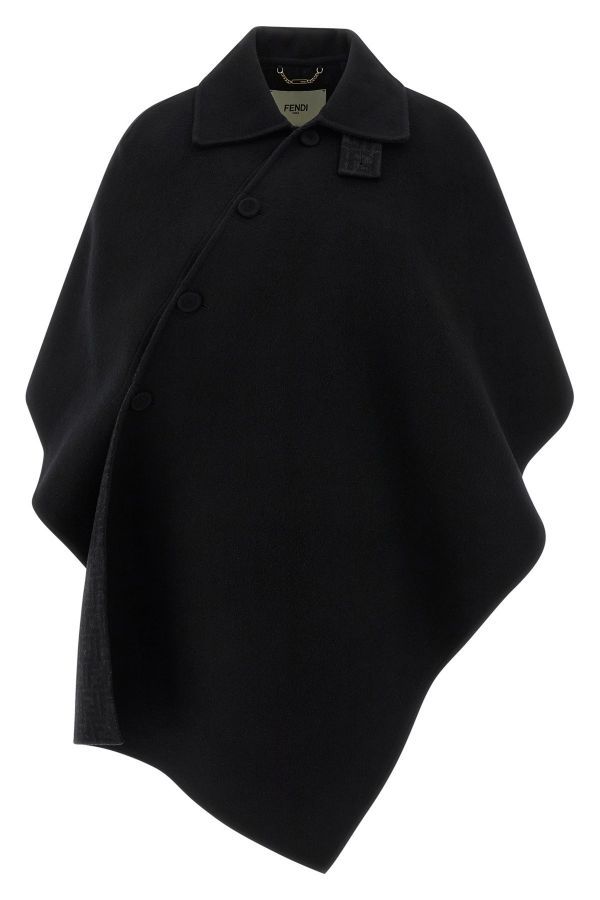  Fendi 'double Wool' Cape 