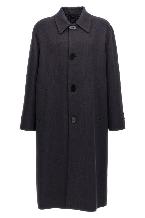  Fendi Double Wool Coat 