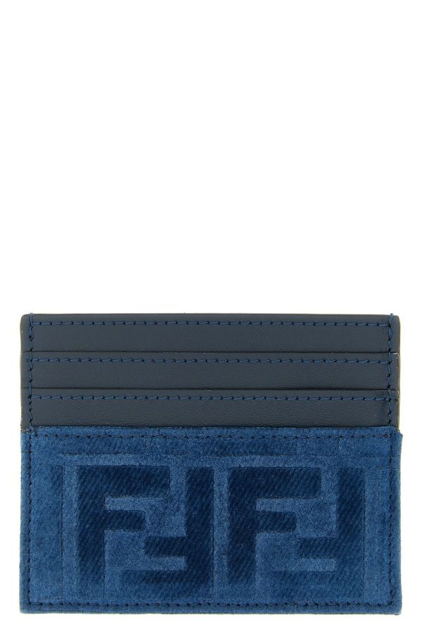  Fendi Ff Denim Card Holder 