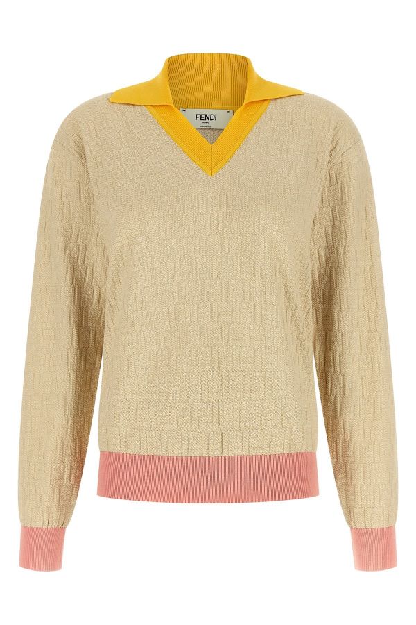  Fendi Ff Jacquard Sweater 