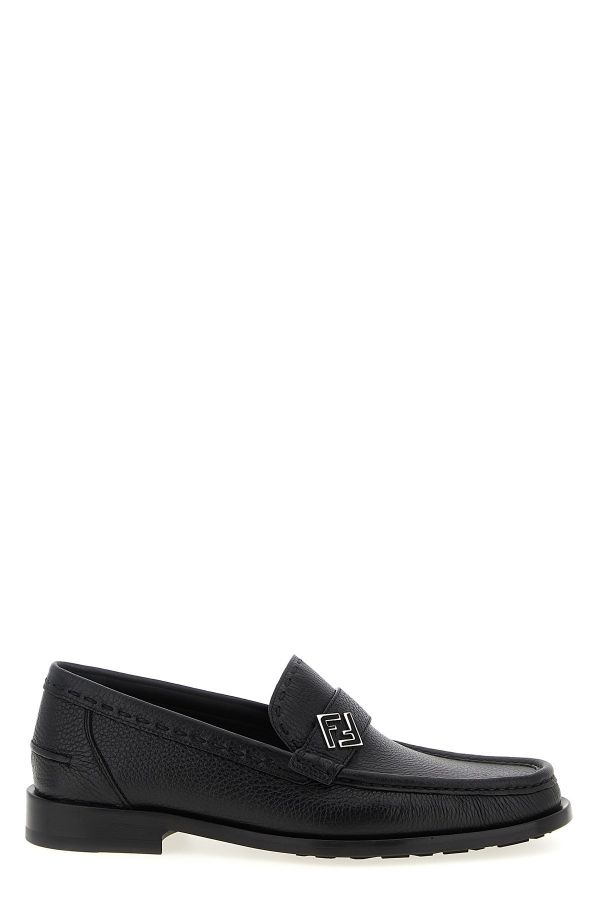  Fendi 'ff Metal' Loafers 