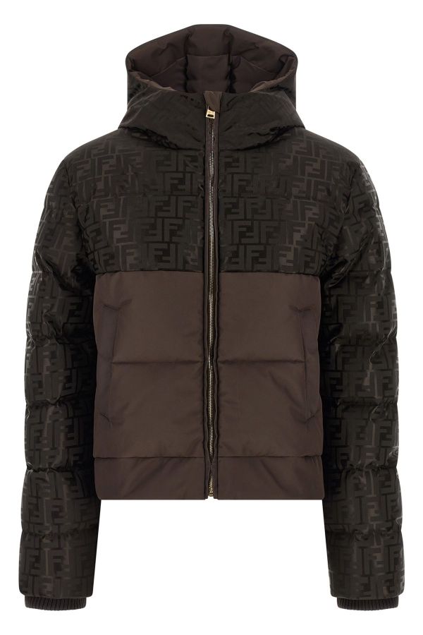  Fendi Ff Nylon Down Jacket 