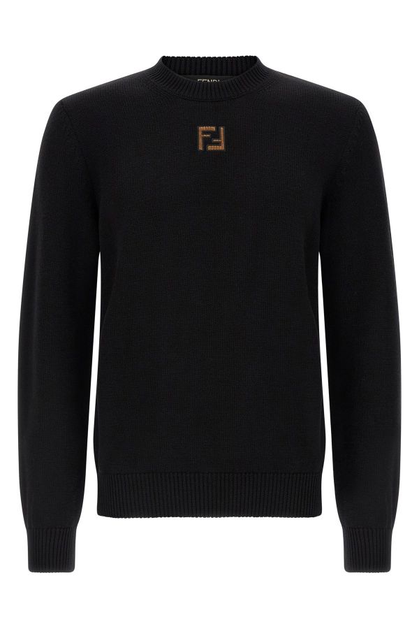  Fendi Ff Velvet Micro Sweater 