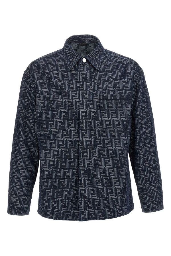  Fendi Overshirt Denim Ff 
