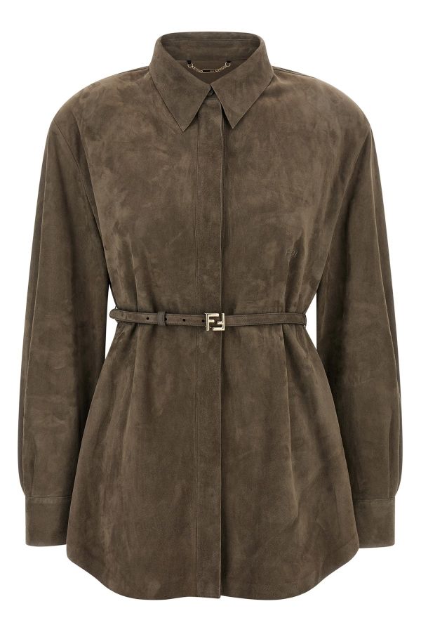  Fendi Suede Shirt 