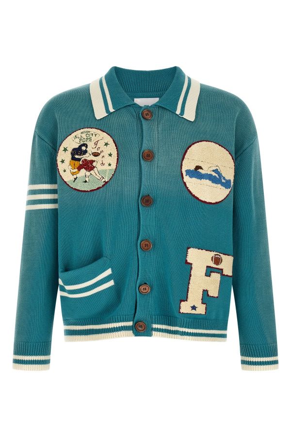  Found 'fin Varsity' Cardigan 
