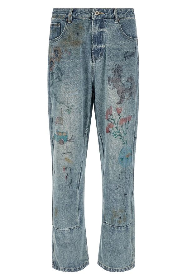  Found 'hand Art' Jeans 
