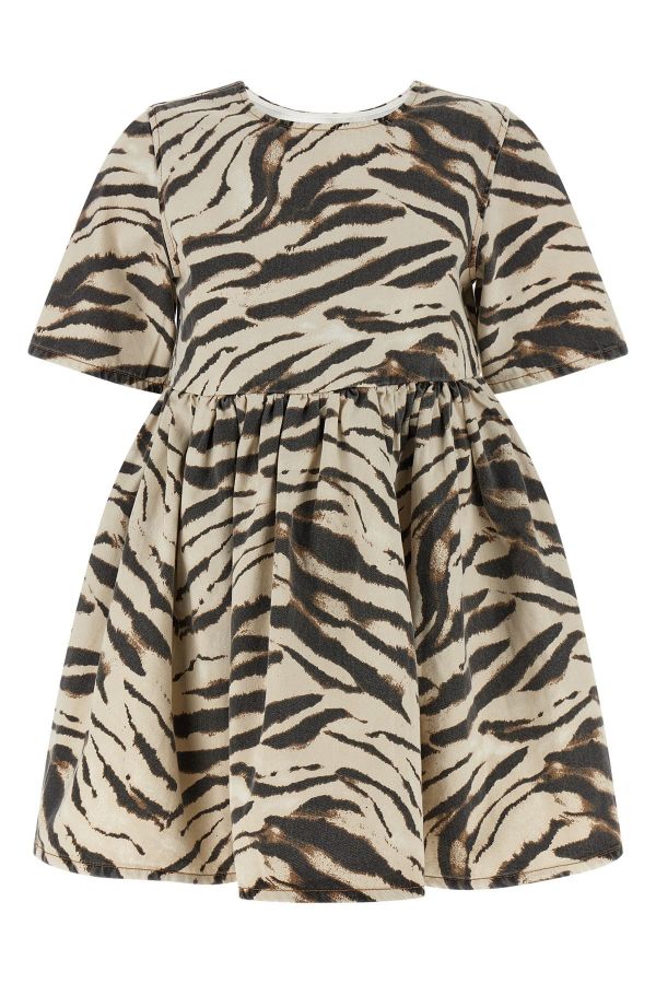  Ganni 'zebra Denim' Dress 