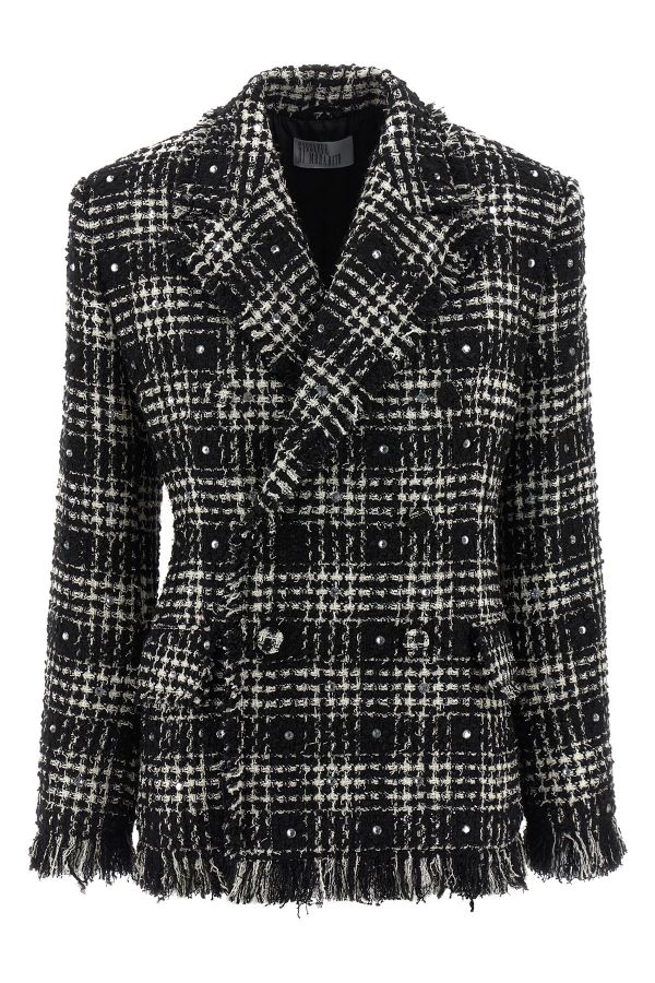  Giuseppe Di Morabito Tweed And Rhinestone Blazer 