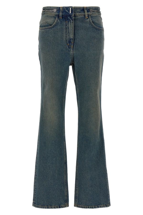  Givenchy Chain Jeans With Logo 