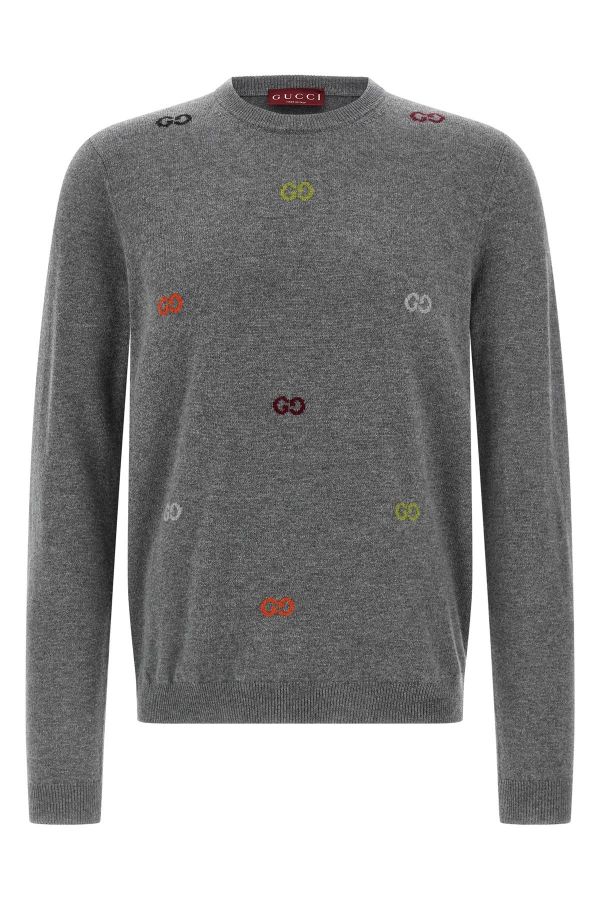  Gucci Gg Intarsia Sweater 