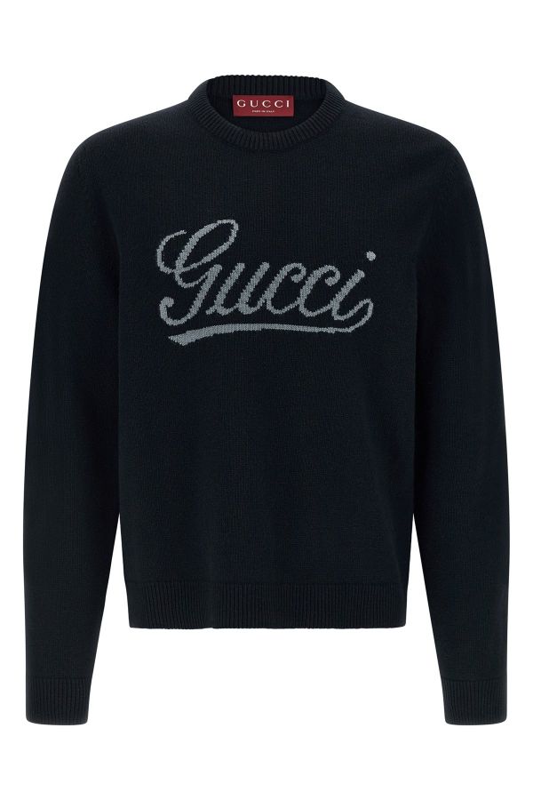  Gucci Gucci Logo Intarsia Sweater 