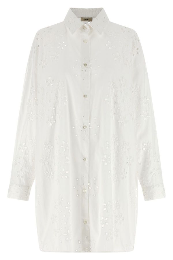  Herno 'broderie Anglaise' Shirt 