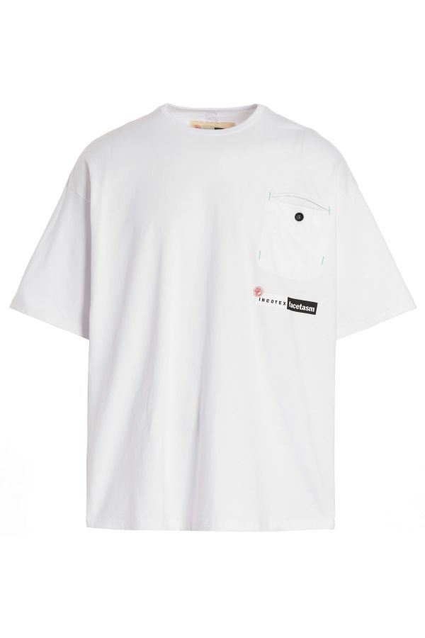  Incotex Red X Facetasm Logo Printed T-shirt 