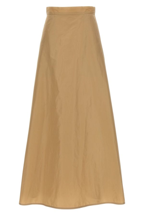  Jil Sander Long Flared Skirt 