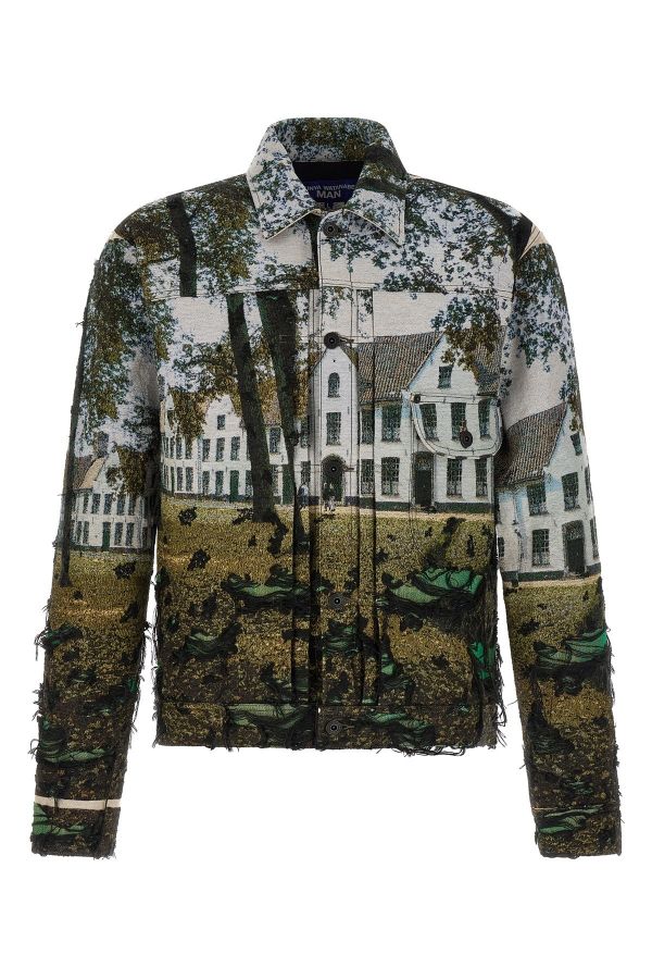  Junya Watanabe Jacquard Square Jacket 