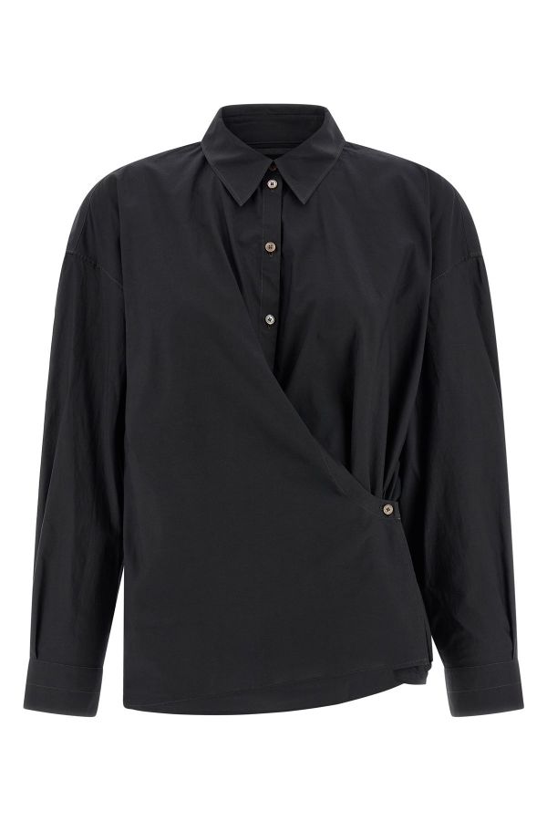  Lemaire 'straight Collar Twisted' Shirt 