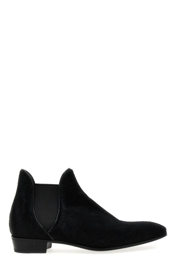  Lidfort Calf Hair Ankle Boots 