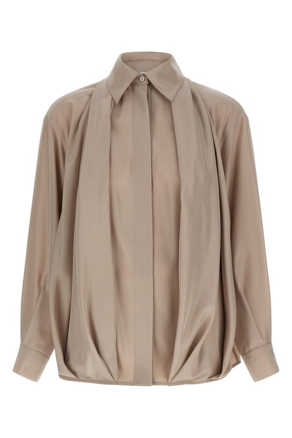  Loewe Silk Draped Shirt 