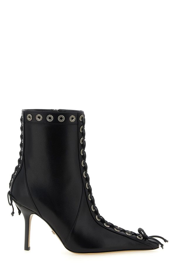 Mach & Mach 'crystalized Corset' Ankle Boots 
