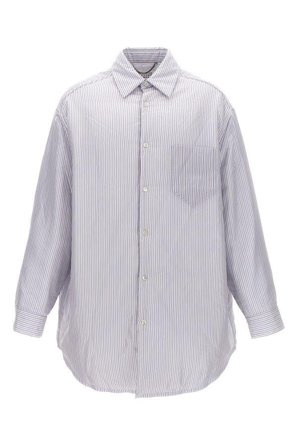  Maison Margiela Striped Shirt Jacket 
