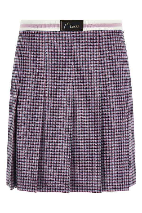  Marni Houndstooth Skirt 