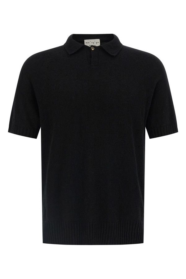  Ma'ry'ya Spongy Effect Polo Shirt 