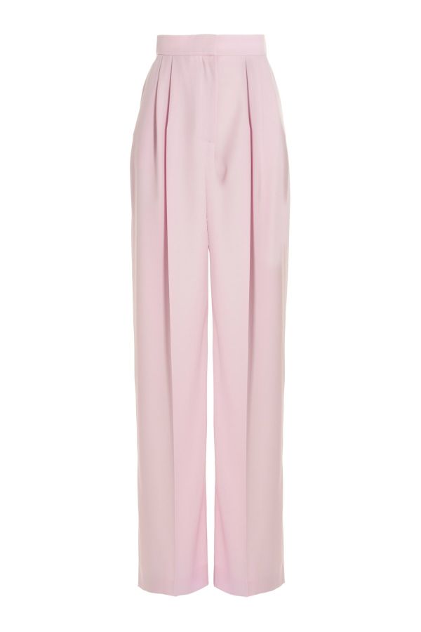  Mcqueen Pants With Front Pleats 