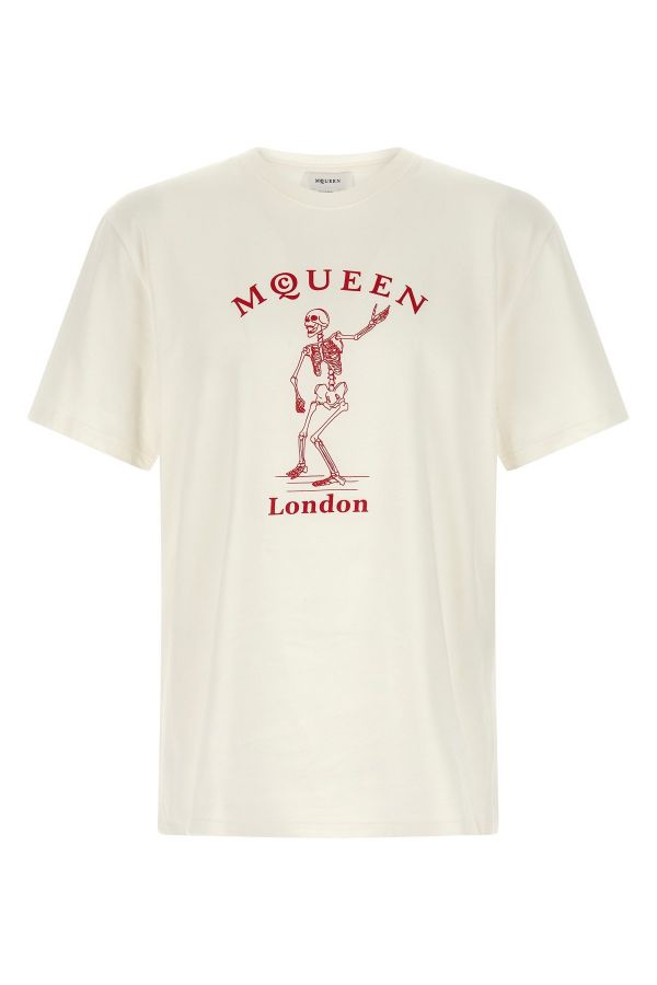  Mcqueen 'skeleton' T-shirt 