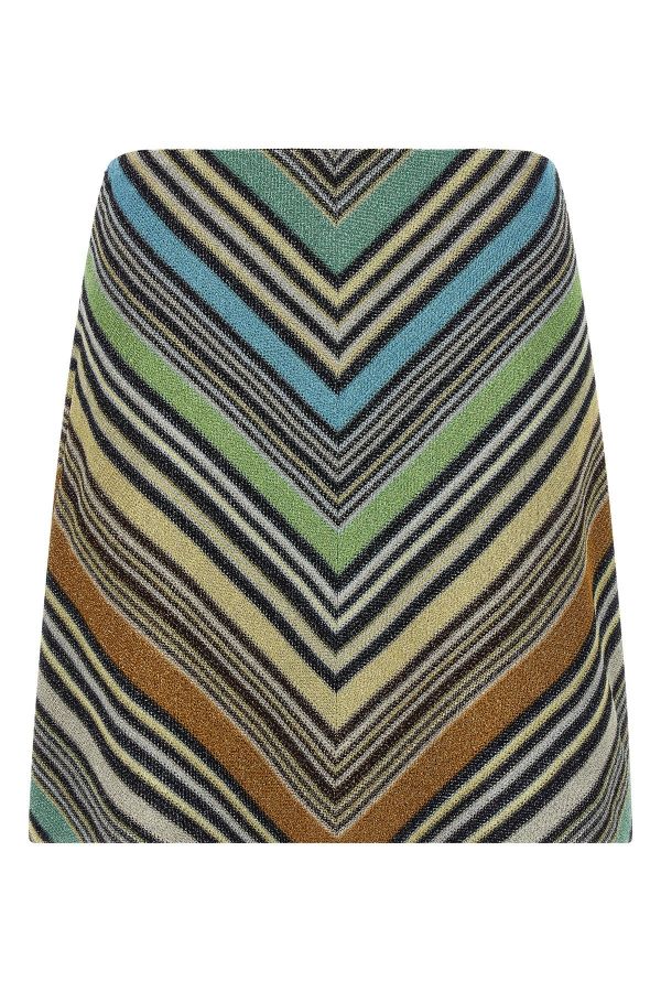 Missoni Geometric Pattern Skirt 