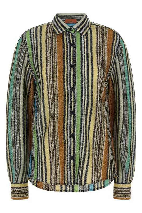  Missoni Lamé Viscose Shirt 