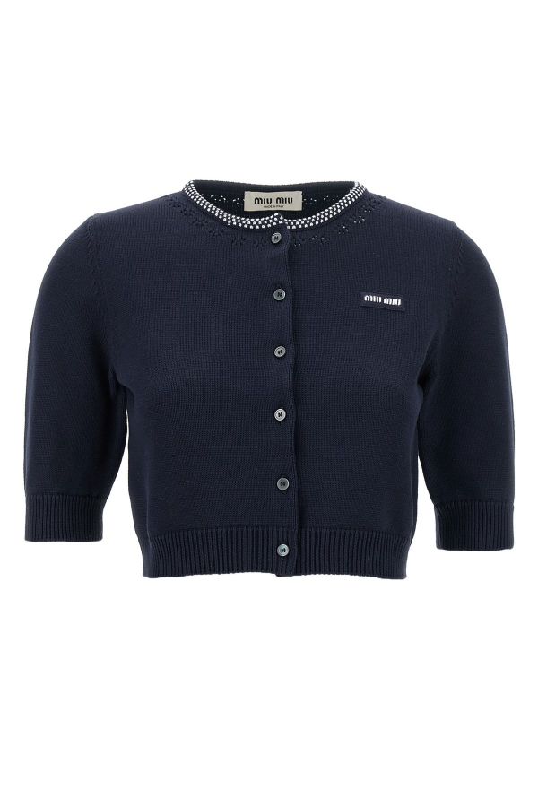  Miu Miu Cropped Cardigan 