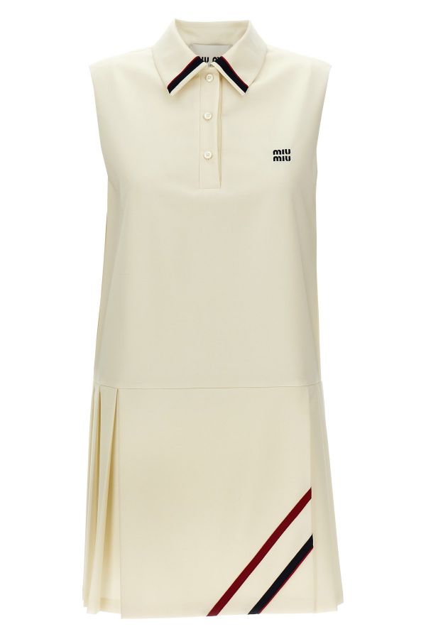  Miu Miu Mohair Canvas Dress 
