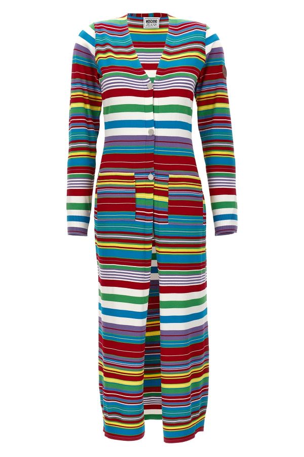  Mo5ch1no Jeans Striped Cardigan 