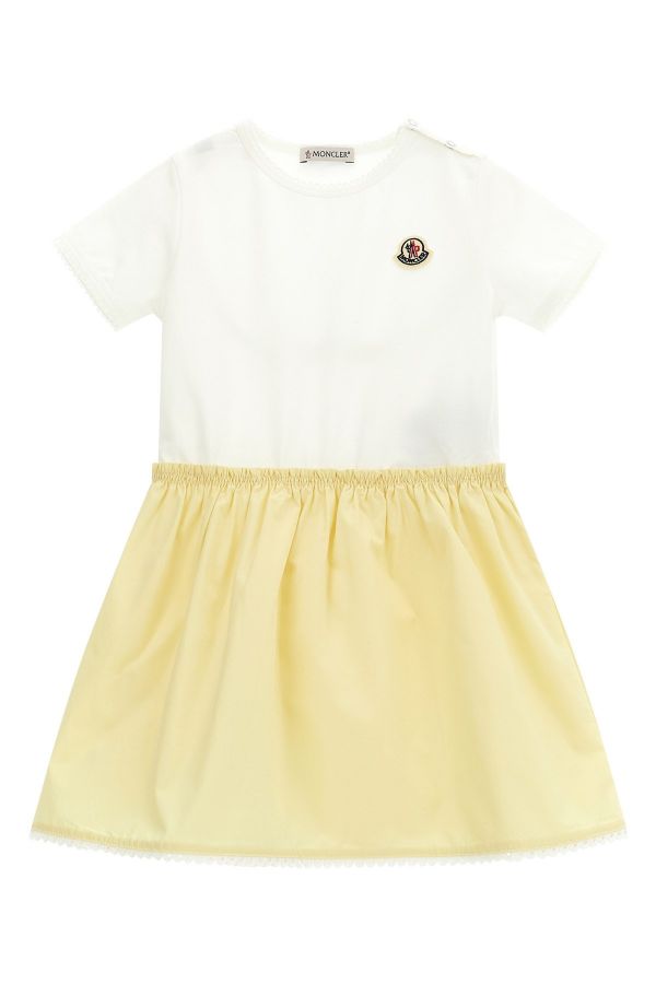  Moncler Enfant Logo Patch Dress 