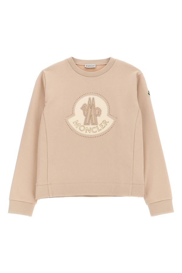  Moncler Enfant Rhinestone Logo Sweatshirt 