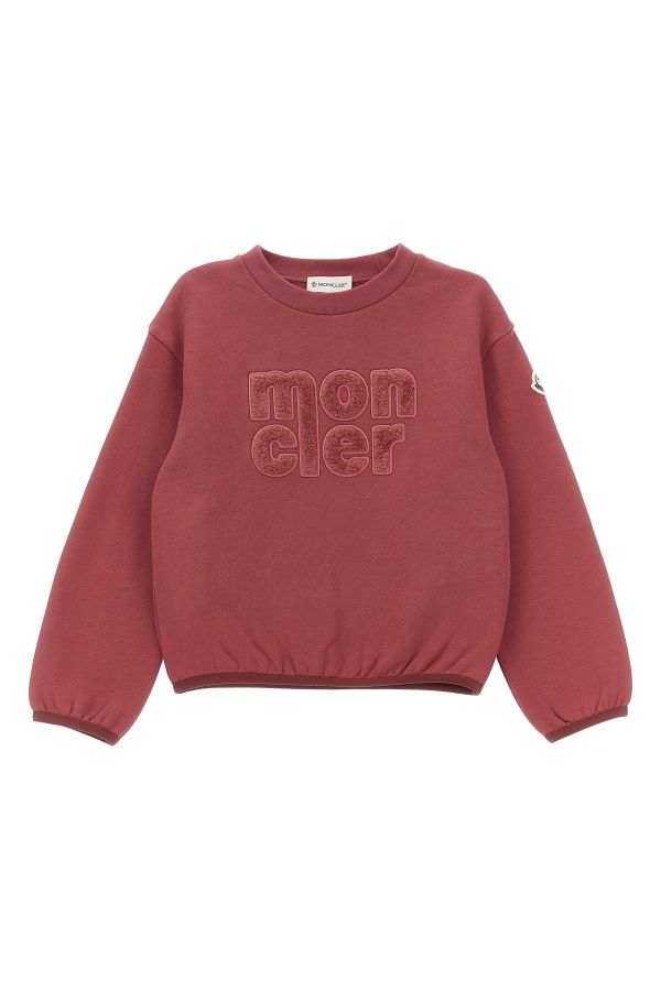  Moncler Enfant Teddy Logo Sweatshirt 