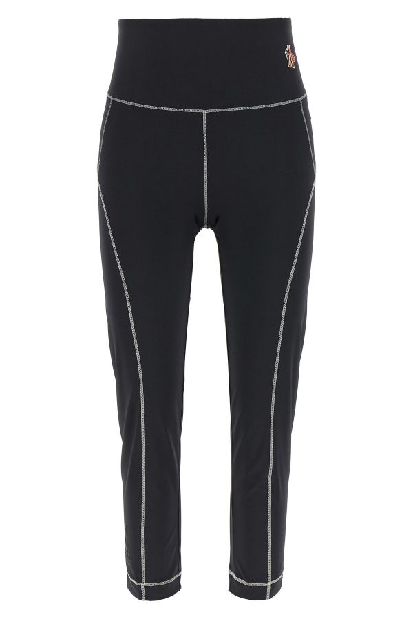  Moncler Grenoble Logo Patch Leggings 