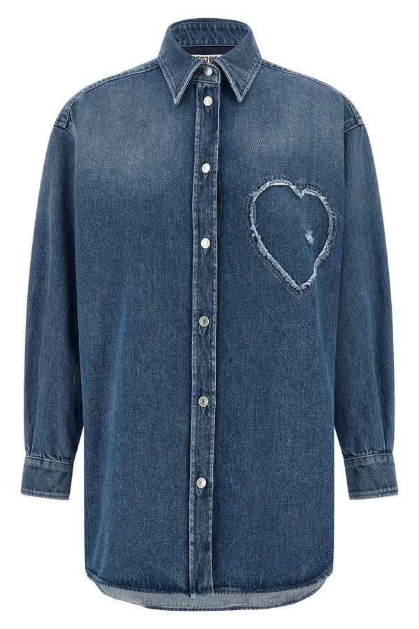  Moschino 'heart' Shirt 