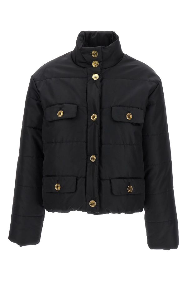  Moschino Logo Button Down Jacket 