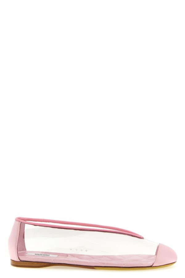  Moschino Pvc Ballet Flats 