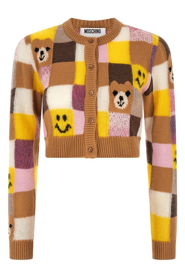  Moschino 'smiley® E 'moschino Teddy Bear' Cardigan 