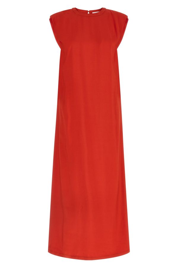  Nude Round-neck Dress 